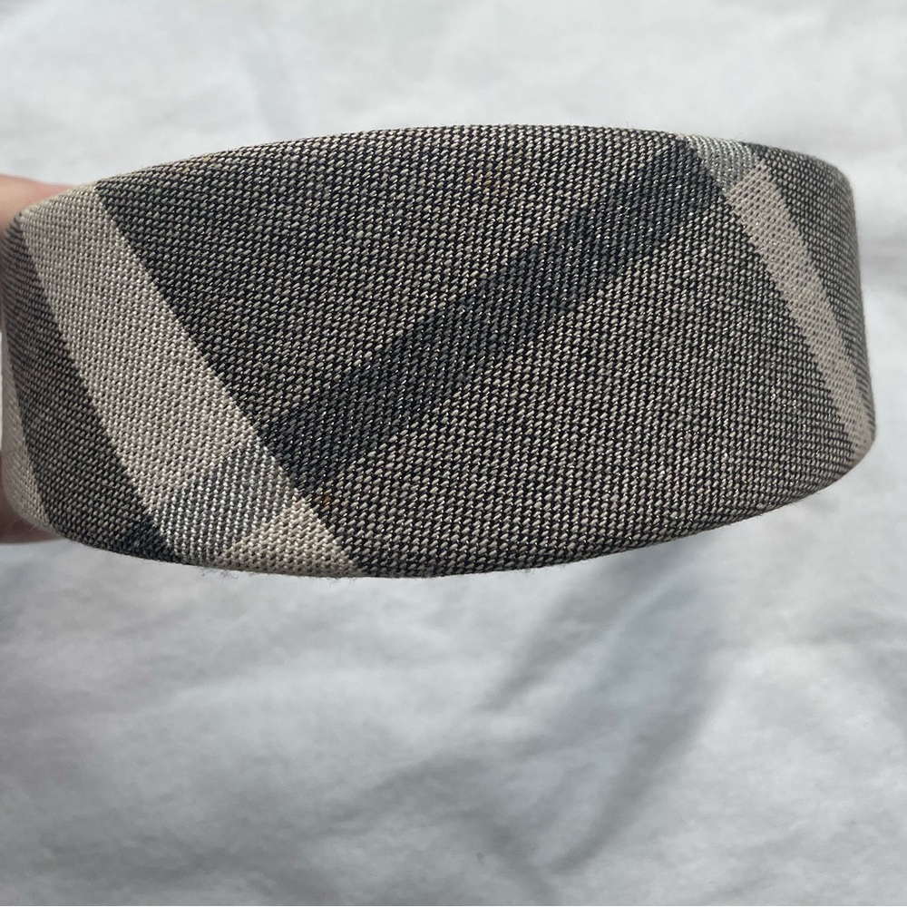 Burberry Plaid Headband - Black